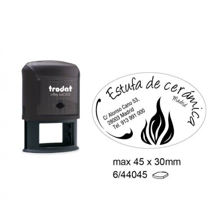 Trodat 44045 Self Inking Stamps 45x30mm