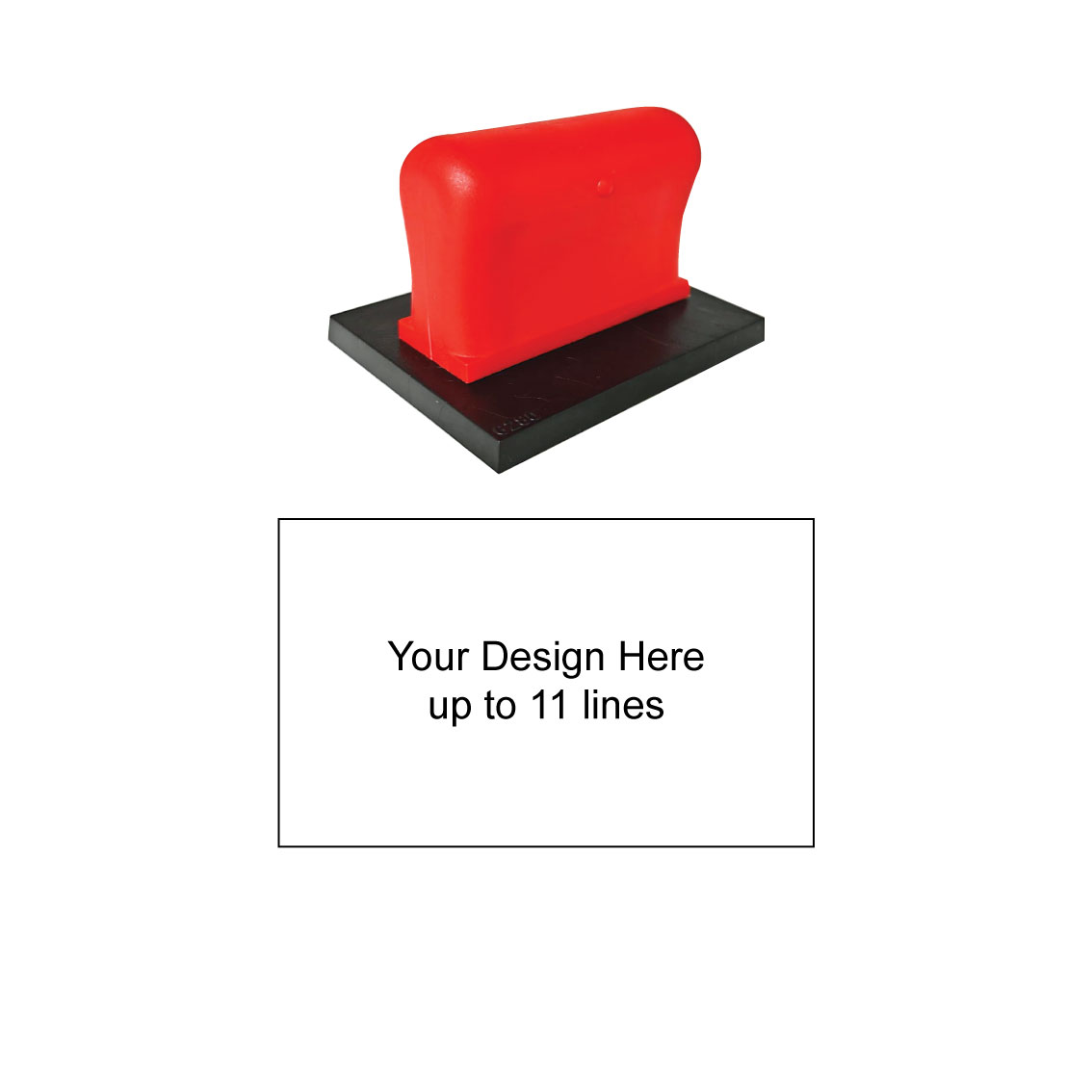 Extra Large Size Hand Stamp 60x98mm|Rubberstamps Online Singapore