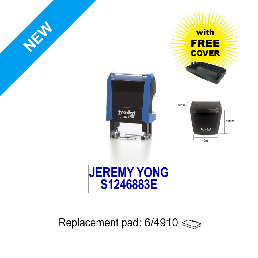 Trodat 4910 Self Inking Stamps|Rubberstamps Online Singapore