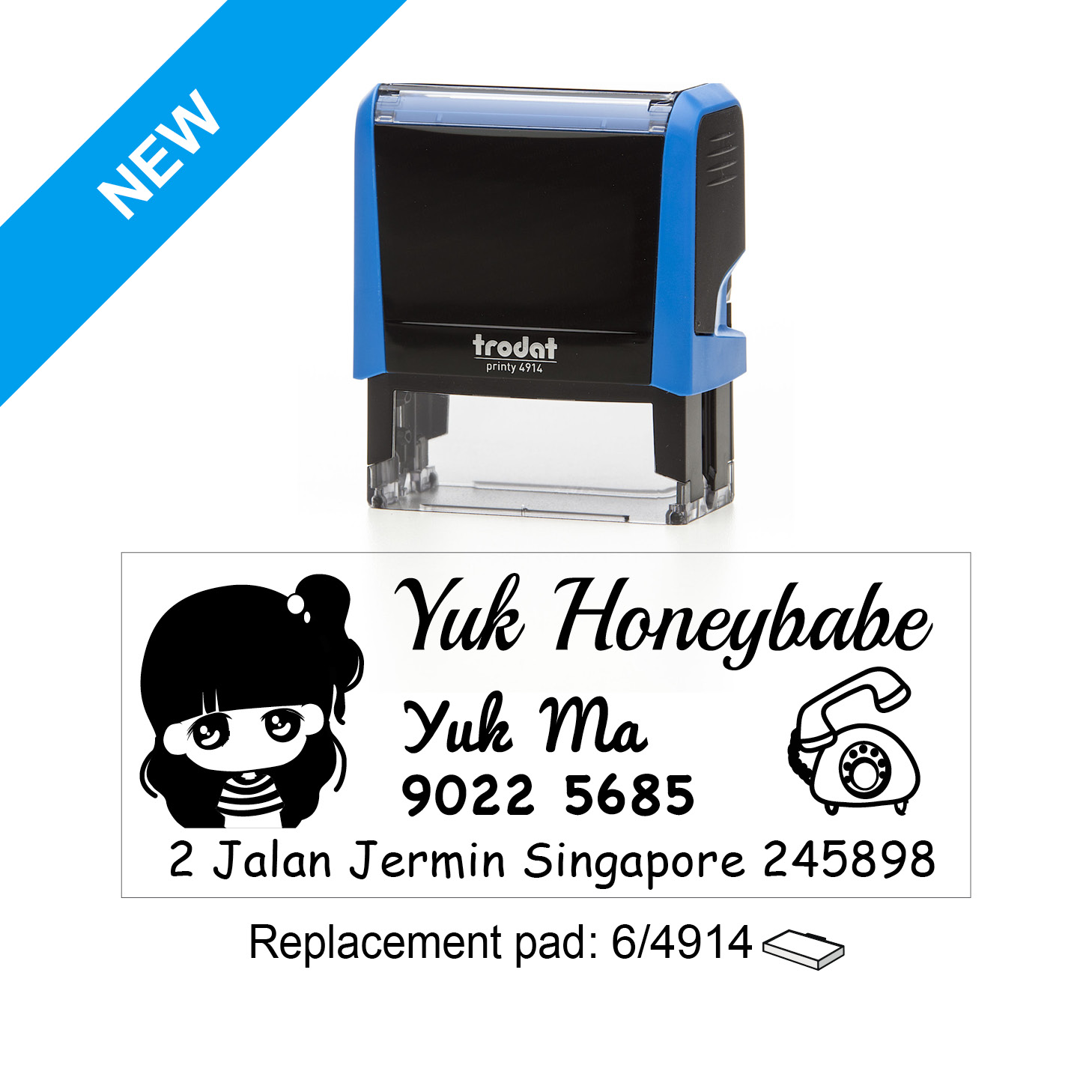 Trodat 4914 Self Inking Stamps|Rubberstamps Online Singapore