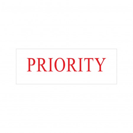 Priority Stock Stamp 4911/101 38x14mm