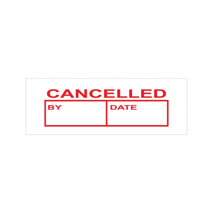 Cancelled Stock Stamp 4911/118 38x14mm