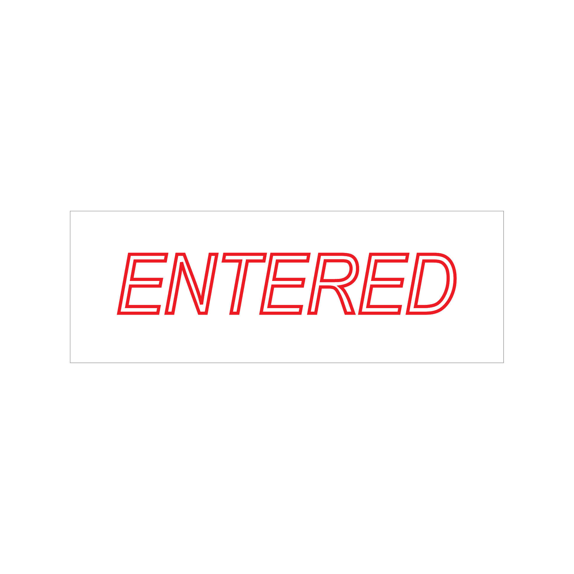 Entered Stock Stamp 4911/130 38x14mm Rubber Stamps Online Singapore Entered Stock Stamp 4911/130 38x14mm Rubber Stamps Online Singapore