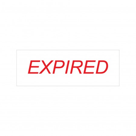 Expired Stock Stamp 4911/133 38x14mm