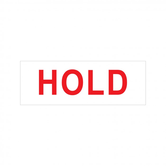 Hold Stock Stamp 4911/142 38x14mm