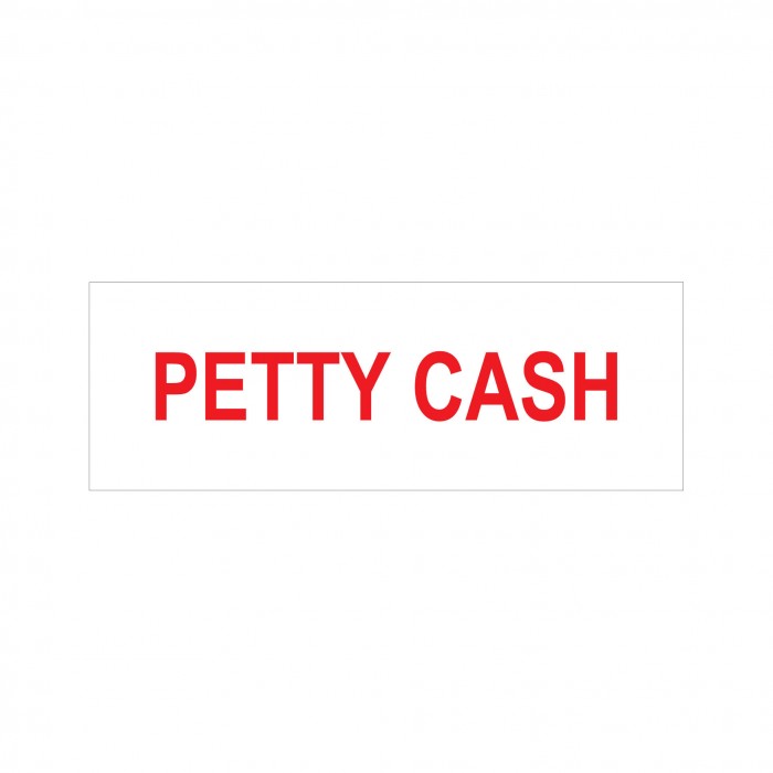 Petty Cash Stock Stamp 4911/152 38x14mm | Rubber Stamps Online Singapore