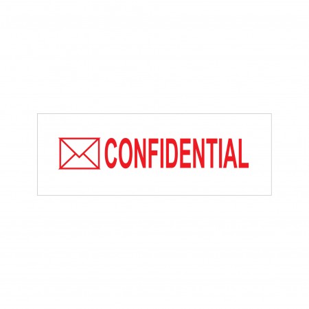 Confidential Stock Stamp 4911/184 38x14mm
