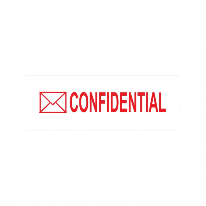 Confidential Stock Stamp 4911/184 38x14mm