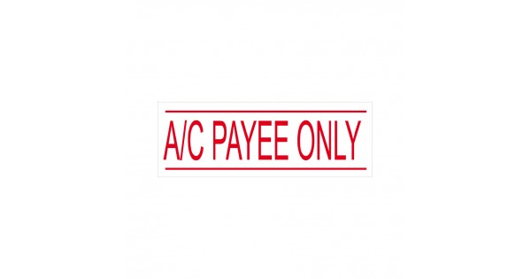 A/C Payee Only Stock Stamp 4911/25 | Rubber Stamps Online Singapore