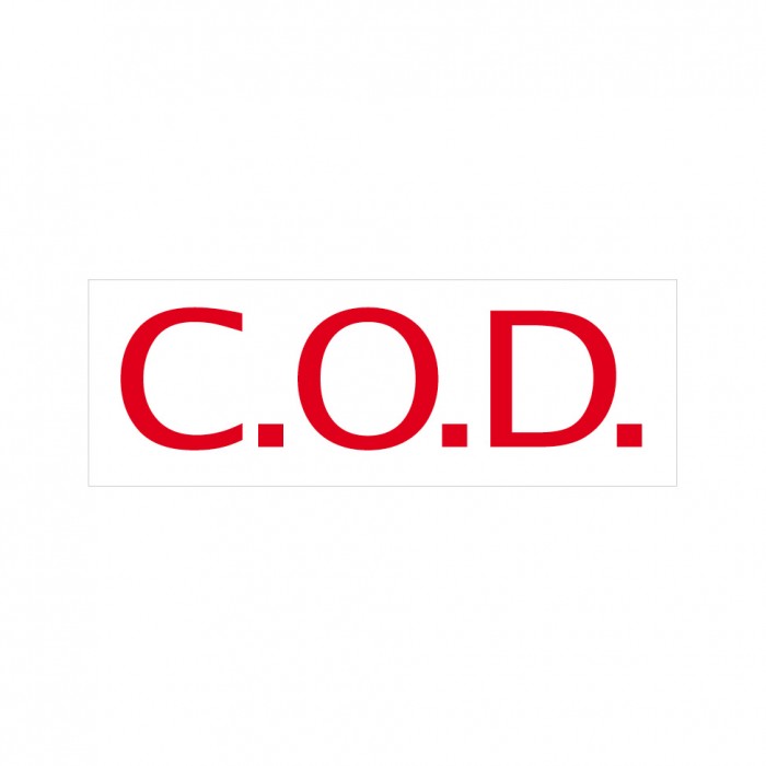 C.O.D Stock Stamp 4911/3 RubberStamps Online Singapore