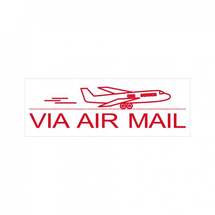 Via Air Mail Stock Stamp 4911/32 | RubberStamps Online Singapore