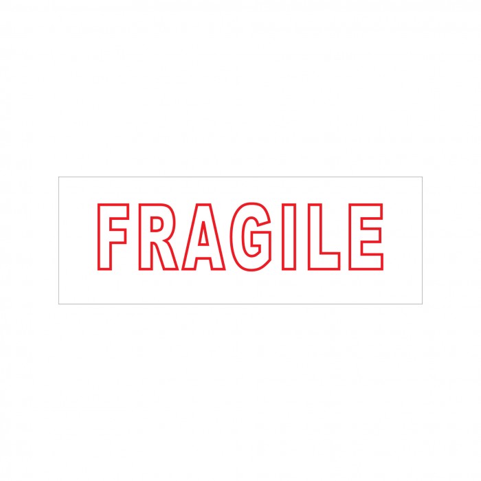 Fragile Stock Stamp 4911/84 38x14mm