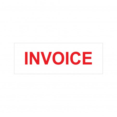 Invoice Stock Stamp 4911/91 38x14mm